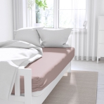 Satiinist voodilina „Dusty pink“. Voodilina, 150x220 cm, 180x220 cm, 200x220 cm, 220x240 cm