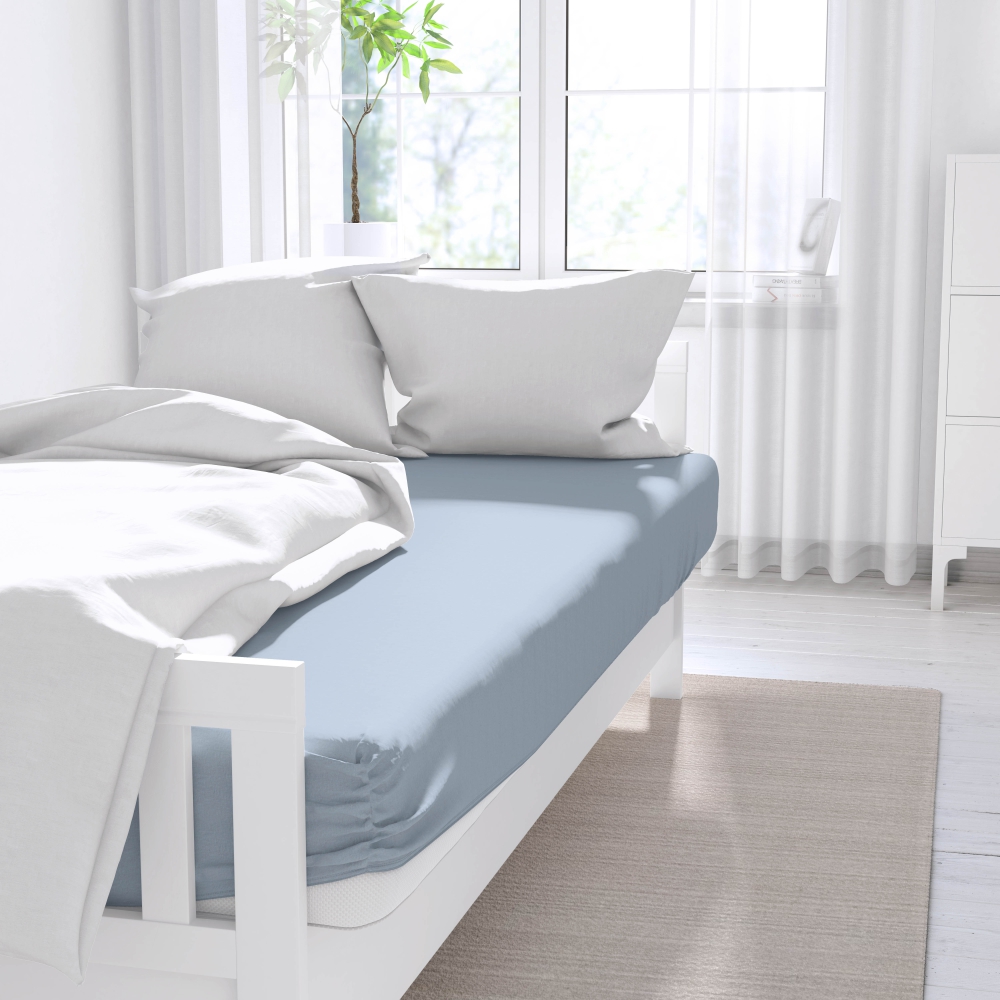Voodilina „Light blue“. Voodilina, 150x220 cm, 180x220 cm, 200x220 cm