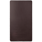 Satiinist kummiga voodilina „Brown Sateen“. Kummiga voodilina 160x200, 90x200 cm, 140x200 cm, 160x200 cm, 180x200 cm. Tumepruun kummiga voodilina õrna sooja alatooniga.