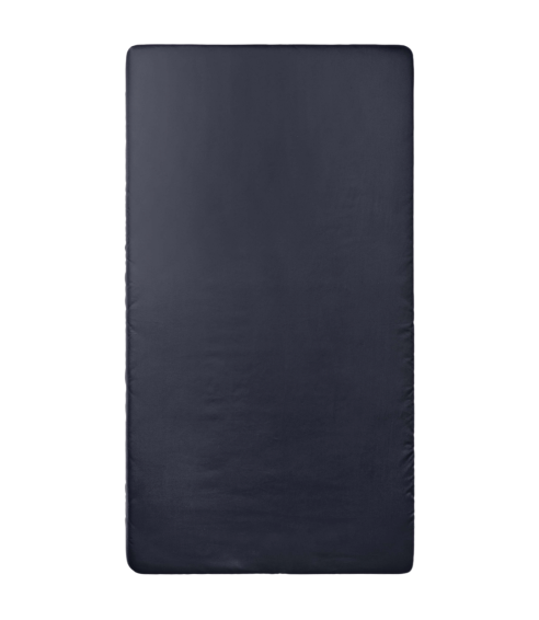Satiinist kummiga voodilina „Dark Grey Sateen“. Kummiga voodilina 90x200