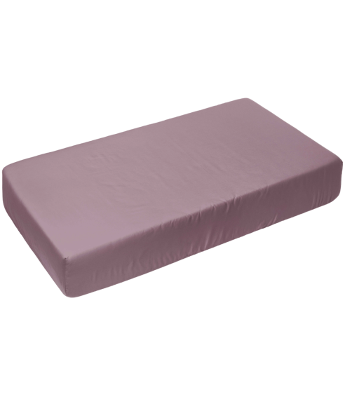 Satiinist kummiga voodilina „Grape Sateen“. Kummiga voodilina 90x200