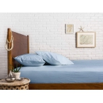 Kummiga voodilina „Light blue“. Kummiga voodilinad, 80x200 cm, 90x200 cm, 120x200 cm, 140x200 cm, 160x200 cm, 180x200 cm