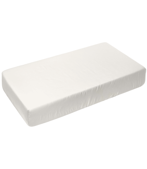 Satiinist kummiga voodilina „Snow White Sateen“. Kummiga voodilina 90x200