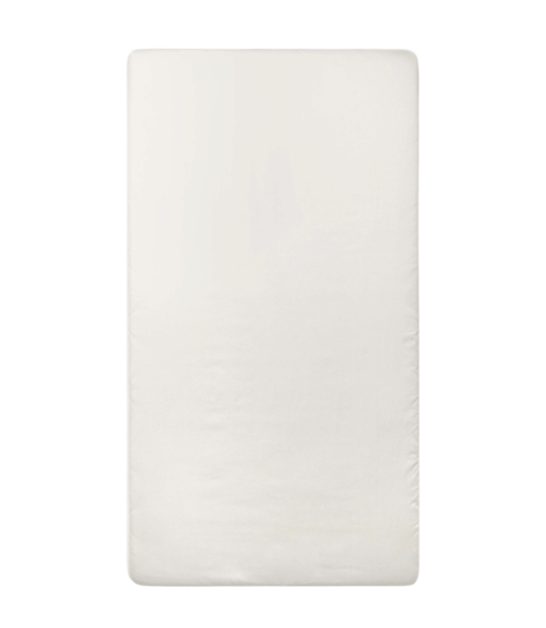 Satiinist kummiga voodilina „Snow White Sateen“. Kummiga voodilina 90x200