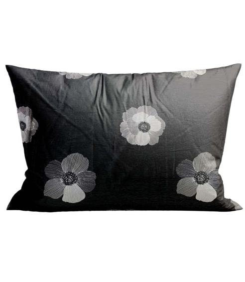 Satiinist padjapüür "Poppiescape". Padjapüürid 50x70