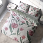 Satiinist padjapüür "Tuliplace"