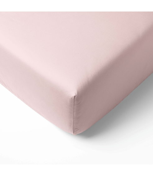 Kummiga voodilina „Classic pink fitted sheet“. Kummiga voodilina 90x200