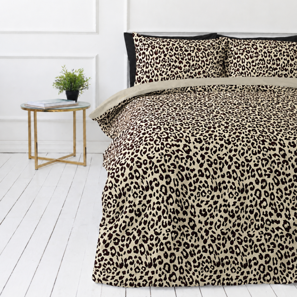 Satiinist voodipesukomplektid "Exotic Leopard". Mustriline voodipesu, 140x200 cm, 200x200 cm, 200x220 cm. Puuvillasatiinist voodipesukomplekt leopardimustriga Satiinist voodipesukomplektid "Exotic Leopard". Mustriline voodipesu, 140x200 cm, 200x200 cm, 200x220 cm. Puuvillasatiinist voodipesukomplekt leopardimustriga