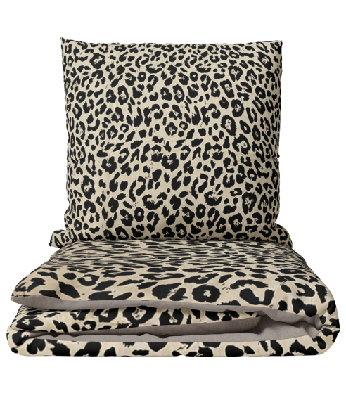 Satiinist voodipesukomplektid "Exotic Leopard". Satiinist voodipesu