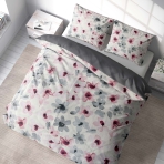 Satiinist voodipesu komplekt "Floral". Satiinist voodipesu, 140x200 cm, 160x200 cm, 200x200 cm, 200x220 cm