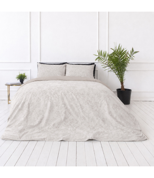 Satiinist voodipesukomplektid "Sand Damask". Satiinist voodipesu
