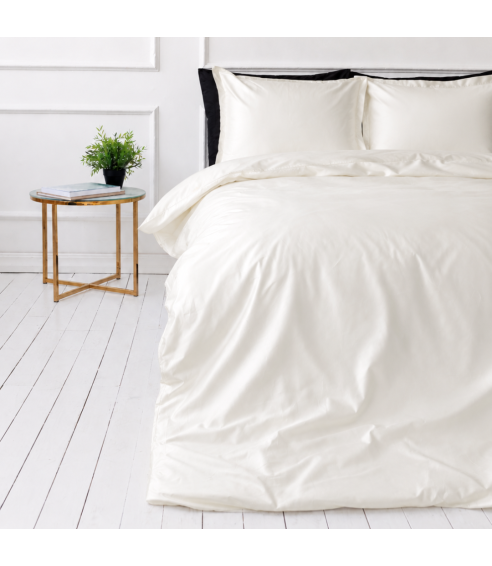 Siidist voodipesu komplekt "Pearl White Silk". Voodipesu komplektid 200x220