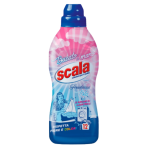 Pesugeel "Scala delicate liquid laundry detergent". Puhastusained. Scala õrnade kangaste pesugeel pehme villase kampsuni kõrval