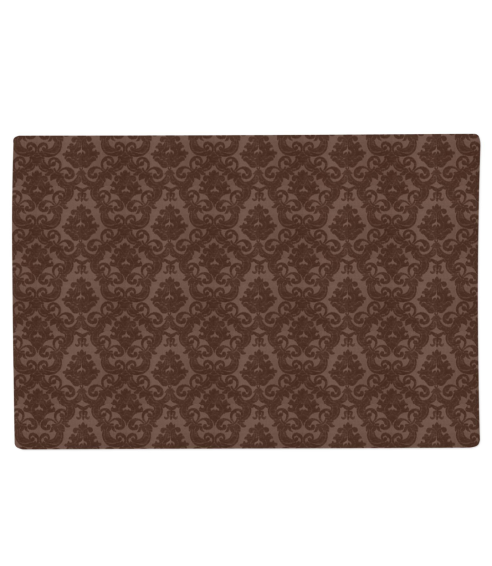 Lauamatt „Brown baroque placemat“ 1 tk.. Linased laudlinad
