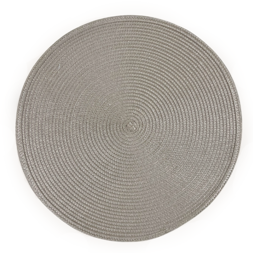 Lauamatt “Round Natural“ 1 tk.. Linased laudlinad. Ümmargune beez lauamat lihtsa ja elegantse disainiga, mis lisab teie söögilauale peenust ja kaitset.