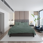 Tencel voodipesu komplekt "Green". Voodipesu komplektid 200x220, 200x220 cm