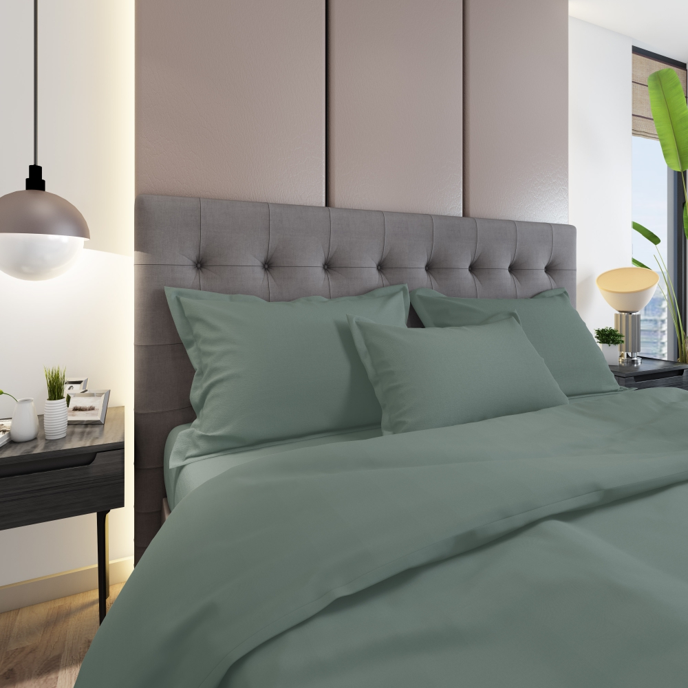 Tencel voodipesu komplekt "Green". Voodipesu komplektid 200x220, 200x220 cm