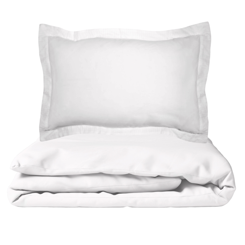 Tencel voodipesu komplekt "White". Voodipesu komplektid 200x220, 200x220 cm