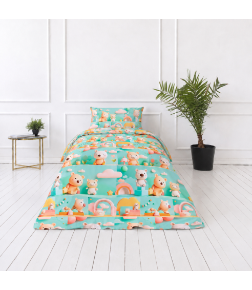 Laste voodipesu komplekt "Bear Adventure". Laste voodipesu