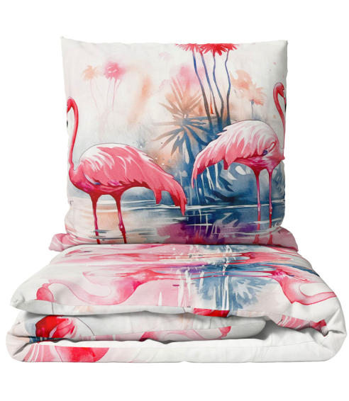 Laste voodipesu komplekt "Flamingo Paradise". Laste voodipesu