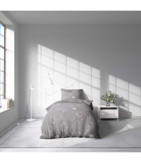 Ühekordne voodipesu komplekt "Lunar Sheep". Laste voodipesu