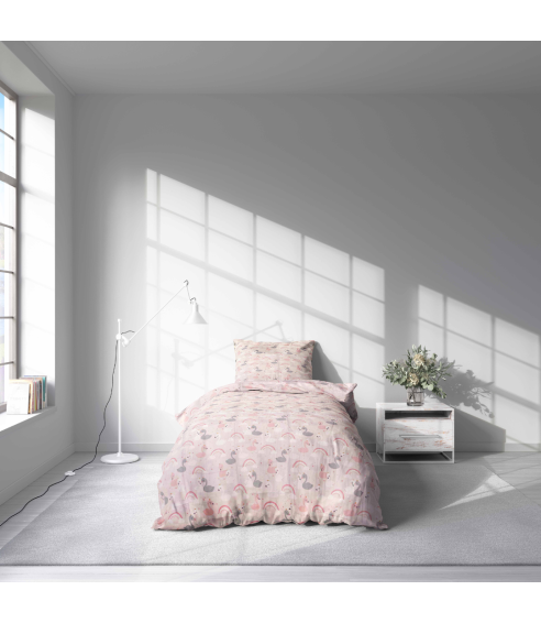 Laste voodipesu komplekt "Swan Dreams". Laste voodipesu
