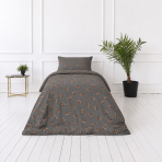 Laste voodipesukomplekt "Bear". Flanell voodipesu, 100x140 cm, 140x200 cm, 150x200 cm, 160x200 cm. Tume hallikaspruun voodipesukomplekt kaisukarude motiividega Laste voodipesukomplekt "Bear". Flanell voodipesu, 100x140 cm, 140x200 cm, 150x200 cm, 160x200 cm. Tume hallikaspruun voodipesukomplekt kaisukarude motiividega