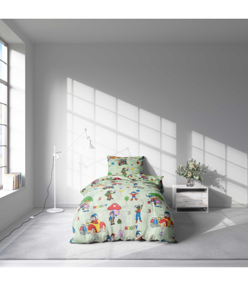 Laste voodipesu komplekt "Balloons and Friends". Laste voodipesu