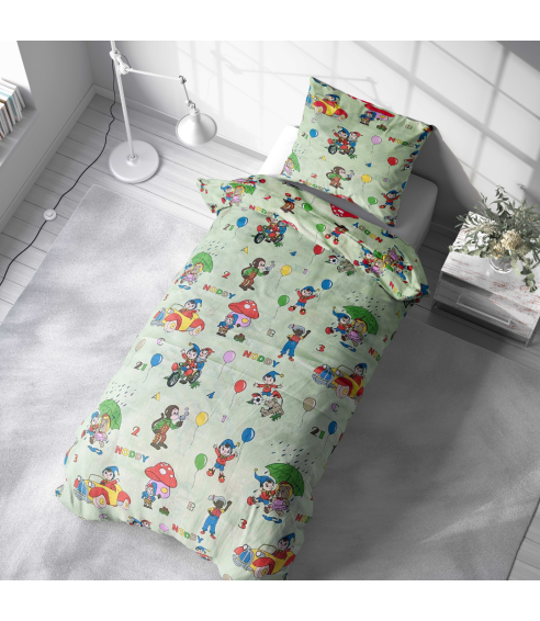 Laste voodipesu komplekt "Balloons and Friends". Laste voodipesu