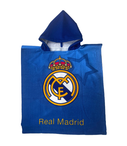 Laste poncho „Real Madrid“. Rätikud