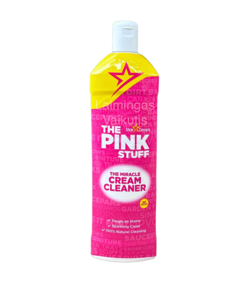 Puhastav piim "Cream cleaner The Pink Stuff". Puhastusained