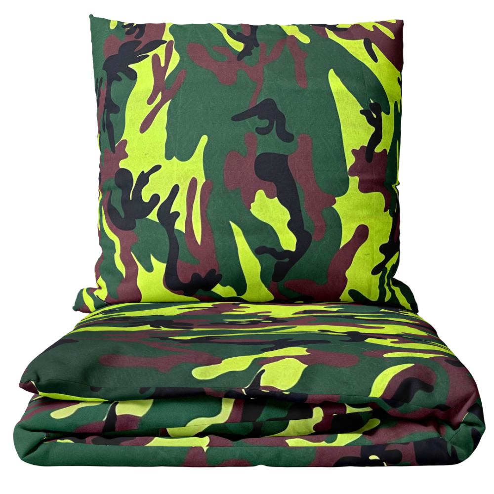 Ühekordne voodipesu komplekt "Camouflage". Laste voodipesu, 140x200 cm, 160x200 cm