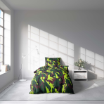 Ühekordne voodipesu komplekt "Camouflage". Laste voodipesu, 140x200 cm, 160x200 cm