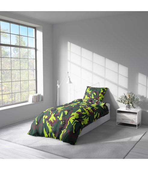 Ühekordne voodipesu komplekt "Camouflage". Laste voodipesu