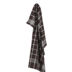 Köögirätikud „Espresso Kitchen Towel“. Köögirätikud. Tumepruun köögirätik klassikalise valge ruudumustriga