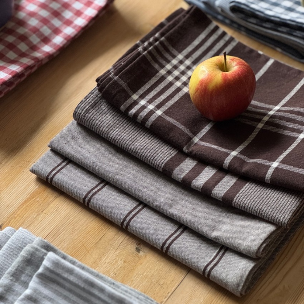 Köögirätikud „Fog Kitchen Towel“. Köögirätikud. Hall köögirätik minimalistliku ühevärvilise disainiga