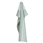 Köögirätikud „Olive Kitchen Towel“. Köögirätikud. Hallikasroheline köögirätik erineva laiusega valgete triipudega