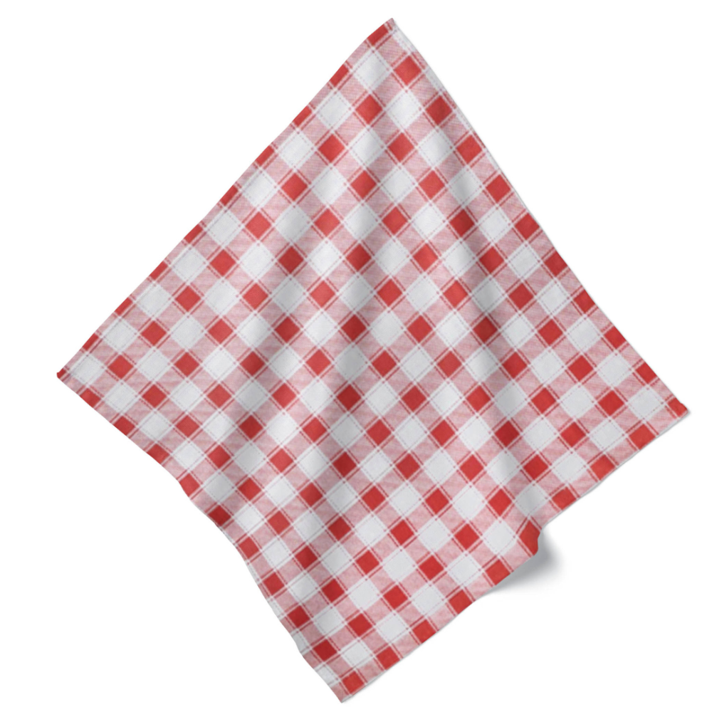 Köögirätikud „Picnic Kitchen Towel“. Lapid, 40x60 cm. Köögirätik punase ja valge ruudumustriga, ideaalne igapäevaseks kasutamiseks.