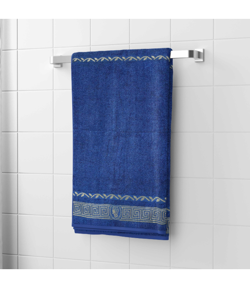 Vannitoa rätik „Blue olympian“. Rätikud