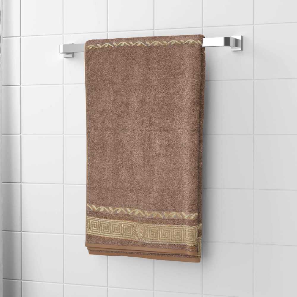 Vannitoa rätik „Brown olympian“. Rätikud, 50x100 cm, 70x140 cm. Luksuslik rätik, mis imab suurepäraselt niiskust ja täiendab vannitoa sisekujundust