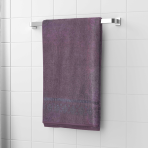 Vannitoa rätik „Fig“. Rätikud, 70x140 cm. Luksuslik tumedast viinamarjast rätik, mis annab keerulise puudutuse.