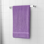 Vannitoa rätik „Purple Economic Towel“. Rätikud, 60x35 cm, 100x45 cm. Erks violetne rätik peene triibuga allservas