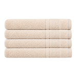 Vannitoa rätik „Royal Cream towel“, 70x140 cm. Kreemikas rätik dekoratiivse kootud ribaga. Vannitoa rätik „Royal Cream towel“, 70x140 cm. Kreemikas rätik dekoratiivse kootud ribaga.