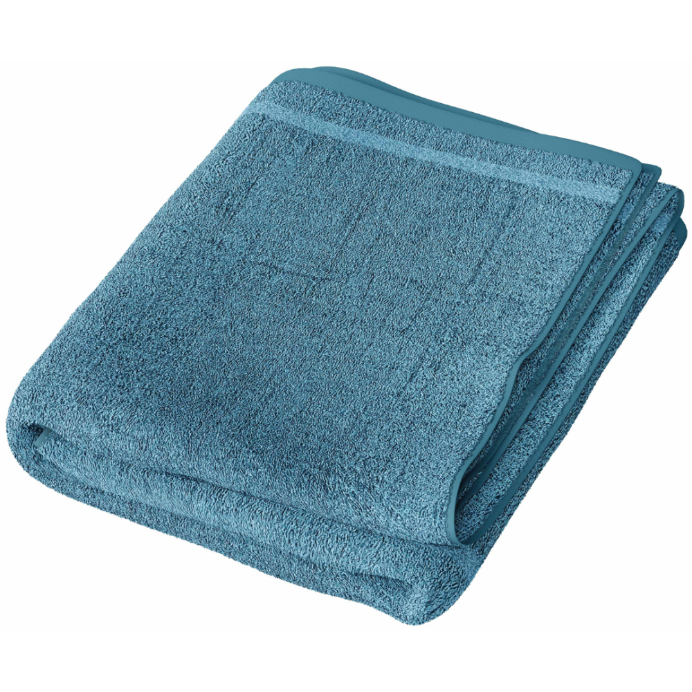 Vannitoa rätik „Waterloo Economic Towel“. Rätikud, 60x35 cm, 100x45 cm. Hele sinine ja särav rätik ilma mustrita