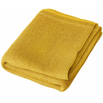 Vannitoa rätik „Yellow Economic Towel“. Rätikud, 60x35 cm, 100x45 cm. Kollane rätik mustrita ühetoonilises kujunduses